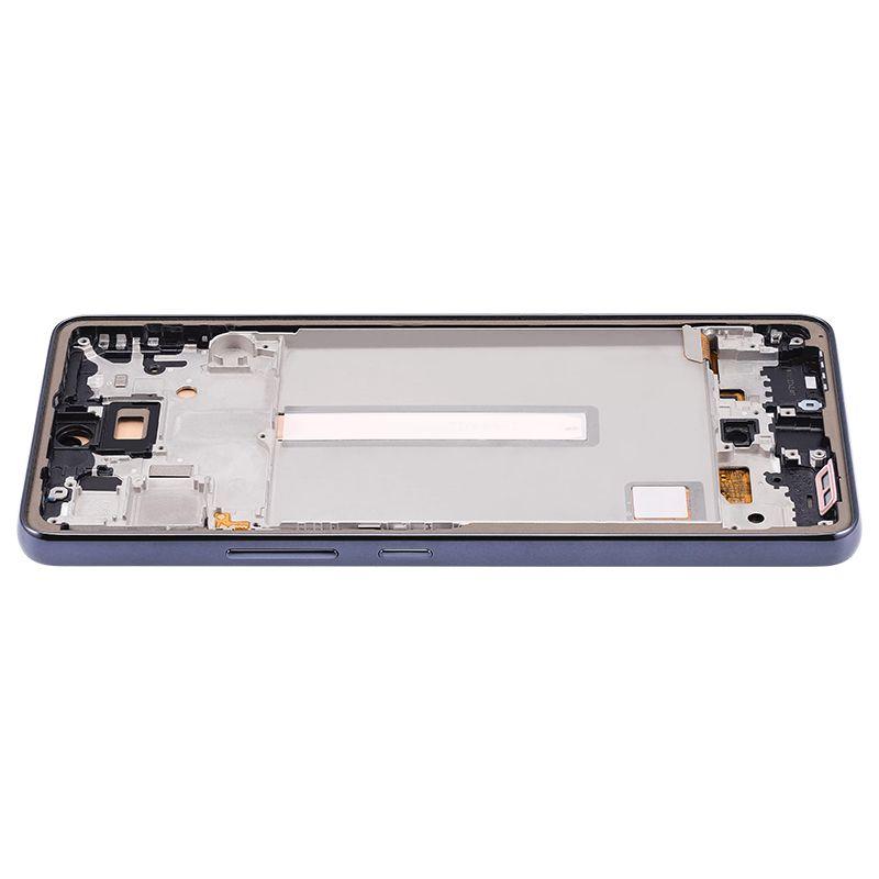 OLED ASSEMBLY WITH FRAME FOR GALAXY A53 / A53 5G (BLACK)