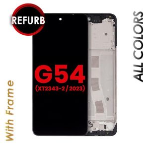LCD ASSEMBLY WITH FRAME COMPATIBLE FOR MOTO G54 (XT2343 / 2023)