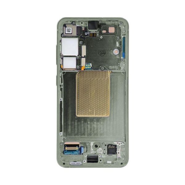 OLED ASSEMBLY WITH FRAME COMPATIBLE FOR GALAXY S24 (JADE GREEN)