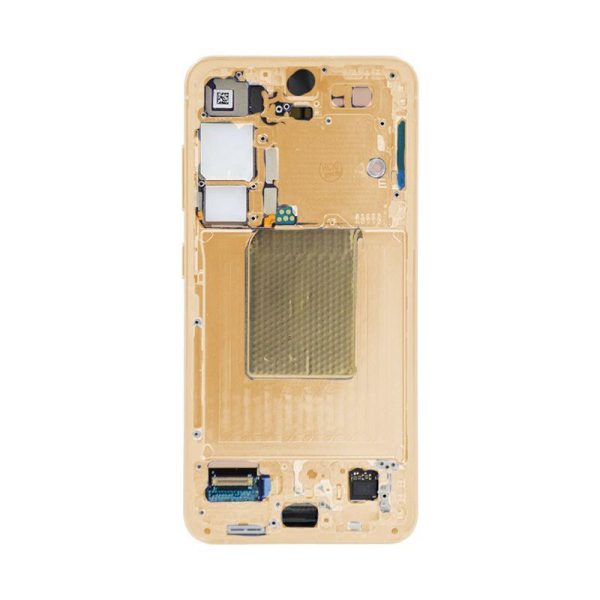 OLED ASSEMBLY WITH FRAME COMPATIBLE FOR GALAXY S24 (ORANGE)