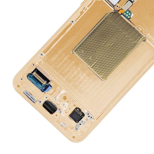 OLED ASSEMBLY WITH FRAME COMPATIBLE FOR GALAXY S24 (ORANGE)