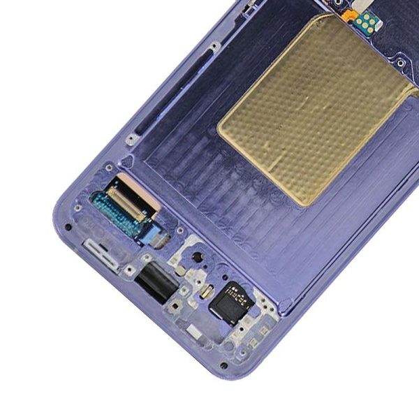 OLED ASSEMBLY WITH FRAME COMPATIBLE FOR GALAXY S24 COBALT VIOLET