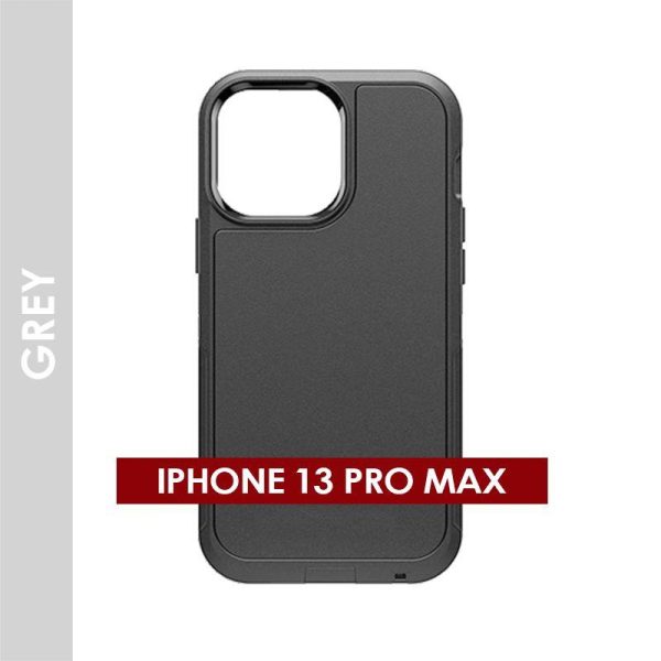 DEFENDER CASE FOR IPHONE 13 PRO MAX (GREY)