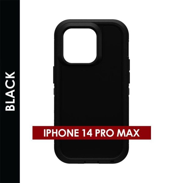 DEFENDER CASE FOR IPHONE 14 PRO MAX (BLACK)