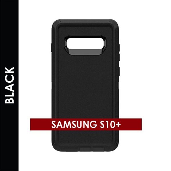 DEFENDER CASE FOR SAMSUNG S10 PLUS (BLACK).