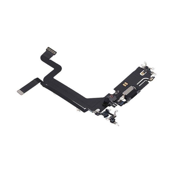 CHARGING PORT FLEX FOR IPHONE 14 PRO MAX (PREMIUM) (SPACE BLACK)
