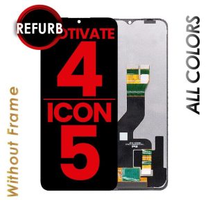 LCD ASSEMBLY COMPATIBLE FOR CRICKET ICON 5 / AT&T MOTIVATE 4