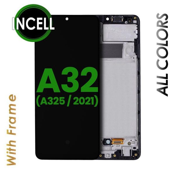 LCD ASSEMBLY WITH FRAME FOR SAMSUNG GALAXY A32 4G (A325 / 2021)