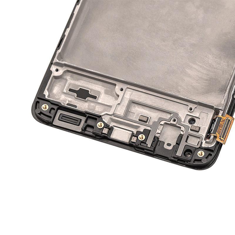 OLED ASSEMBLY WITH FRAME FOR GALAXY M51 (M515 / 2020) (BLACK)