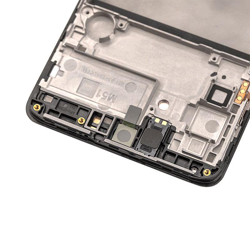 OLED ASSEMBLY WITH FRAME FOR GALAXY M51 (M515 / 2020) (BLACK)