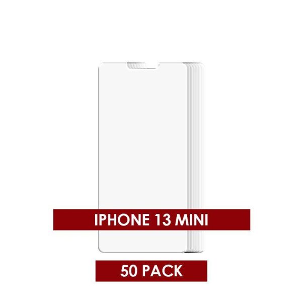 BULK TEMPER GLASS FOR IPHONE 13 MINI (50PCS PACK)