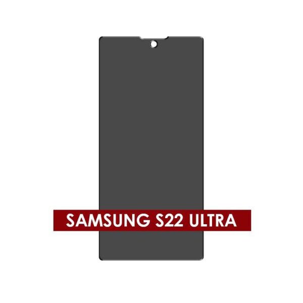 PRIVACY TEMPER GLASS COMPATIBLE FOR SAMSUNG S22 ULTRA