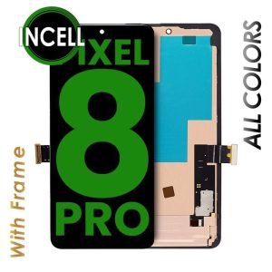 OLED ASSEMBLY WITH FRAME FOR GOOGLE PIXEL 8 PRO-AFTER MARKET