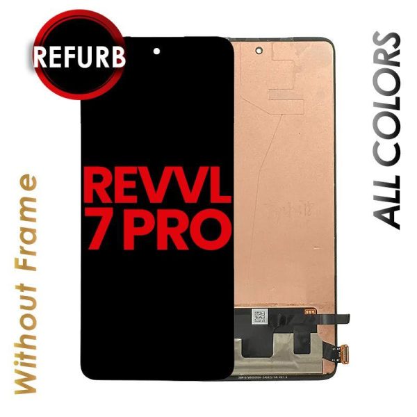 LCD ASSEMBLY WITHOUT FRAME COMPATIBLE FOR REVVL 7 PRO 5G