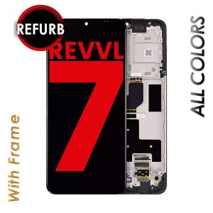 LCD ASSEMBLY WITH FRAME COMPATIBLE FOR REVVL 7 5G