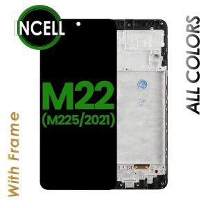 LCD ASSEMBLY WITH FRAME COMPATIBLE FOR GALAXY M22 (M225 / 2021)