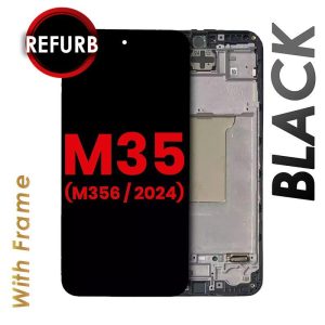 LCD ASSEMBLY WITH FRAME FOR SAMSUNG GALAXY M35 (M356/2024) GRAY