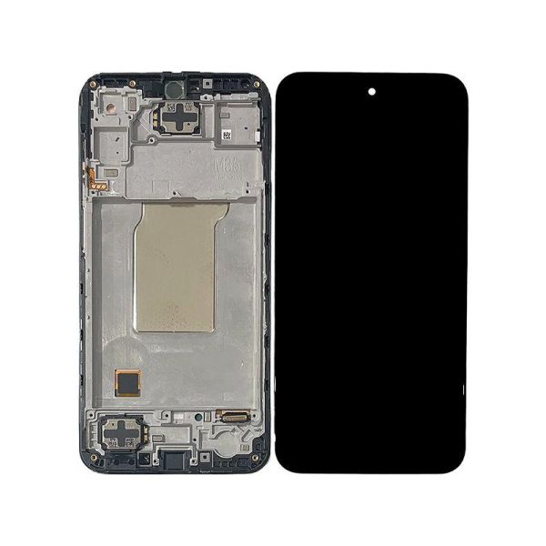 LCD ASSEMBLY WITH FRAME FOR SAMSUNG GALAXY M35 (M356/2024) GRAY