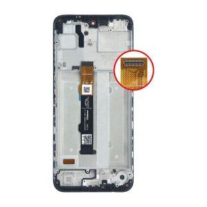 OLED ASSEMBLY WITH FRAME FOR MOTO G41 (XT2167 / 2022) (BLACK)