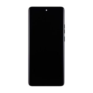 OLED ASSEMBLY WITH FRAME FOR MOTO EDGE (XT2305) (ECLIPSE BLACK)