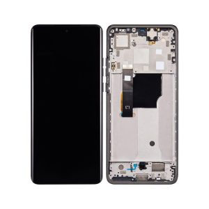 LCD ASSEMBLY WITH FRAME FOR MOTO EDGE 40 NEO (XT2307/2023) BLACK
