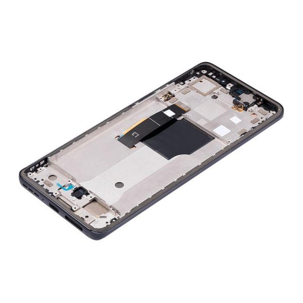 LCD ASSEMBLY WITH FRAME FOR MOTO EDGE 40 NEO (XT2307/2023) BLACK