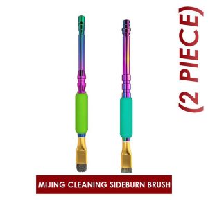 MIJING PAD CLEANING SIDEBURNS BRUSH (2 PIECE SET)