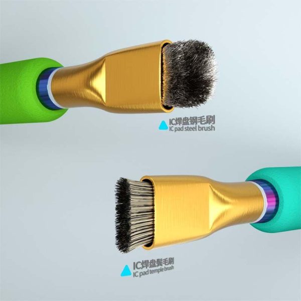 MIJING PAD CLEANING SIDEBURNS BRUSH (2 PIECE SET)