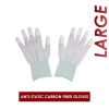 ANTI-STATIC CARBON FIBER GLOVES (LARGE)