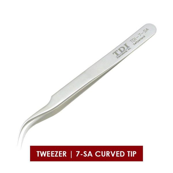 TWEEZER (7-SA CURVED TIP)