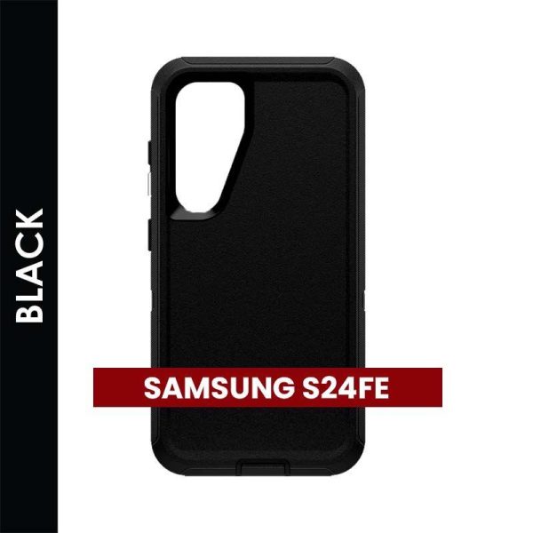 DEFENDER CASE FOR SAMSUNG GALAXY S24FE (BLACK)