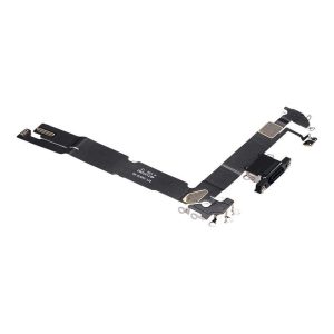 CHARGING PORT FLEX CABLE COMPATIBLE FOR IPHONE 16 PLUS (BLACK)