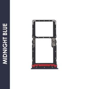 DUAL SIM TRAY COMPATIBLE FOR MOTO G73 (XT2237 / 2022) (BLUE)