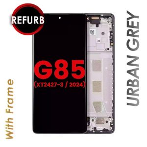 LCD ASSEMBLY WITH FRAME FOR MOTO G85 (XT2427 /2024) (URBAN GREY)