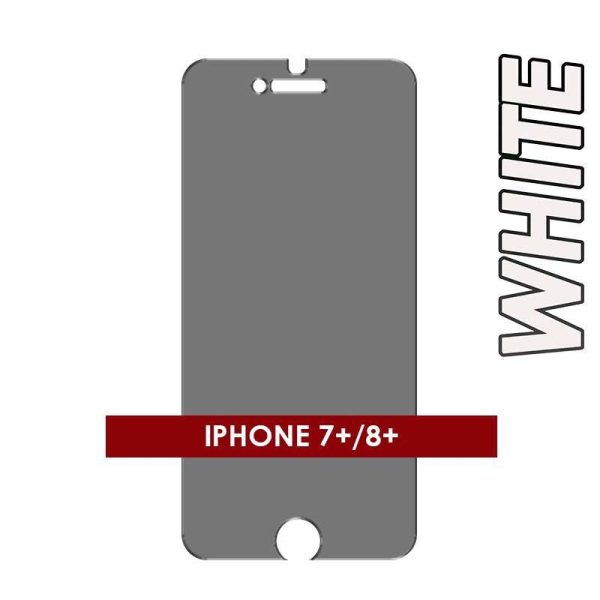 PRIVACY TEMPER GLASS COMPATIBLE FOR IPHONE 7+ / 8+ (WHITE)