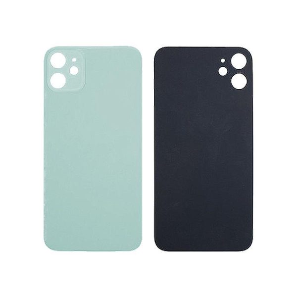BACK GLASS COMPATIBLE FOR IPHONE 11 (NO LOGO/BIG HOLE) (GREEN)
