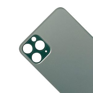BACK GLASS COMPATIBLE FOR IPHONE 11MAX (NO LOGO/BIG HOLE)(GREEN)