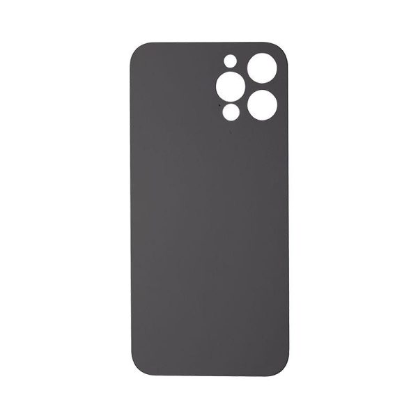 BACK GLASS COMPATIBLE FOR IPHONE 12MAX (NO LOGO/BIG HOLE) (BLUE)