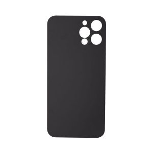 BACK GLASS COMPATIBLE FOR IPHONE 12MAX (NO LOGO/BIG HOLE)SILVER