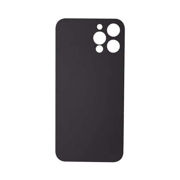 BACK GLASS COMPATIBLE FOR IPHONE 12MAX (NO LOGO/BIG HOLE)SILVER