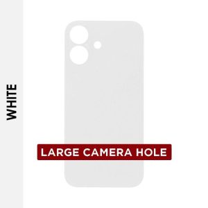 BACKDOOR COMPATIBLE FOR IPHONE 16 (WHITE)