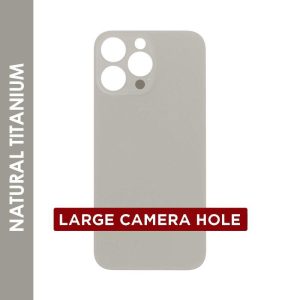 BACKDOOR COMPATIBLE FOR IPHONE 16 PRO MAX (NATURAL TITANIUM)