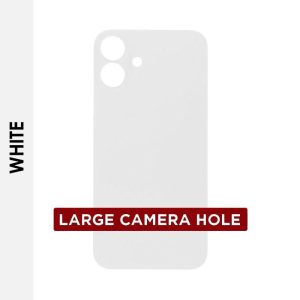 BACKDOOR COMPATIBLE FOR IPHONE 16 PLUS (WHITE)