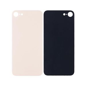 BACK GLASS COMPATIBLE FOR IPHONE 8 (NO LOGO / BIG HOLE) (GOLD)
