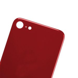 BACK GLASS COMPATIBLE FOR IPHONE 8(NO LOGO / BIG HOLE) (RED)