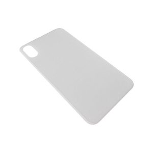 BACK GLASS COMPATIBLE FOR IPHONE X (NO LOGO / BIG HOLE) (WHITE)