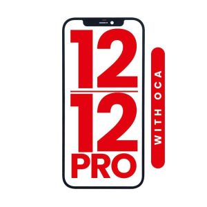 FRONT GLASS WITH OCA COMPATIBLE FOR IPHONE 12 / 12 PRO