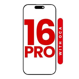 FRONT GLASS WITH OCA COMPATIBLE FOR IPHONE 16 PRO