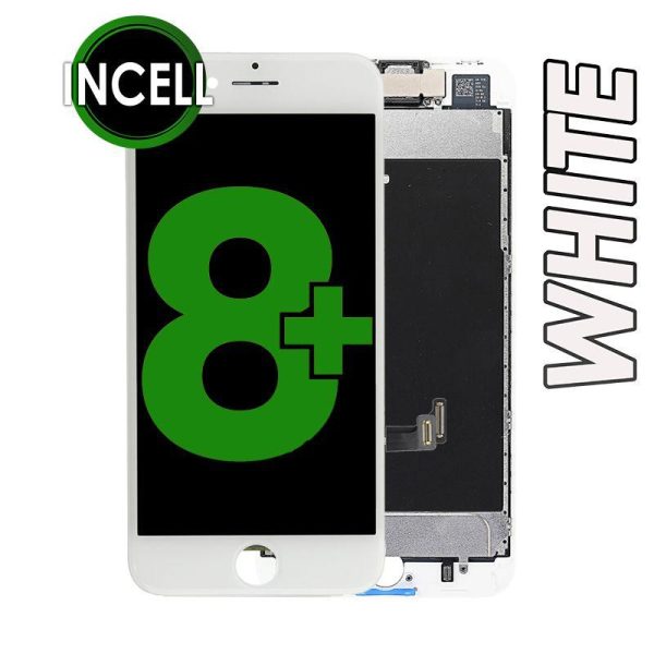 LCD ASSEMBLY COMPATIBLE FOR IPHONE 8 PLUS (INCELL) (WHITE)
