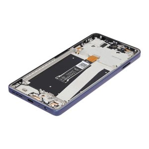 LCD ASSEMBLY WITH FRAME FOR MOTO G POWER (XT2515) (SLATE GREY)